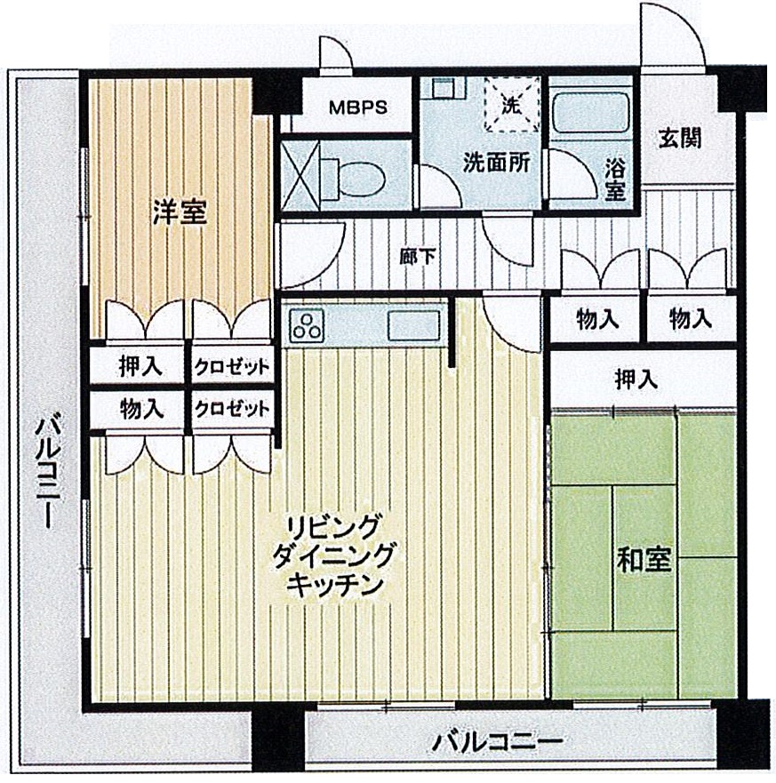 間取り図：リノベーション前