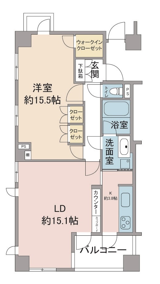 間取り図：リノベーション前