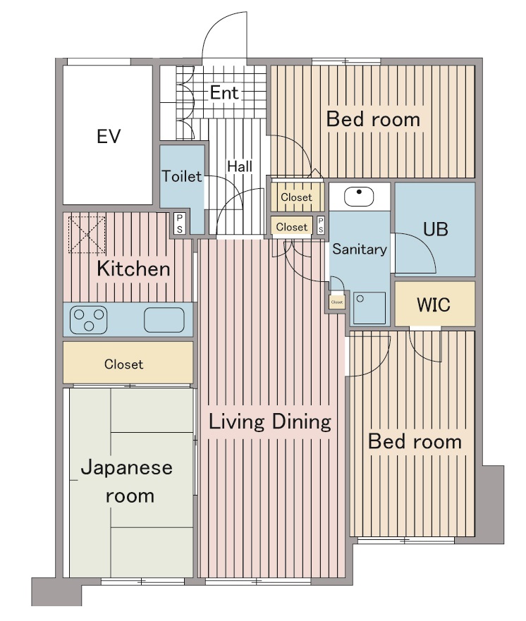 間取り図：リノベーション前