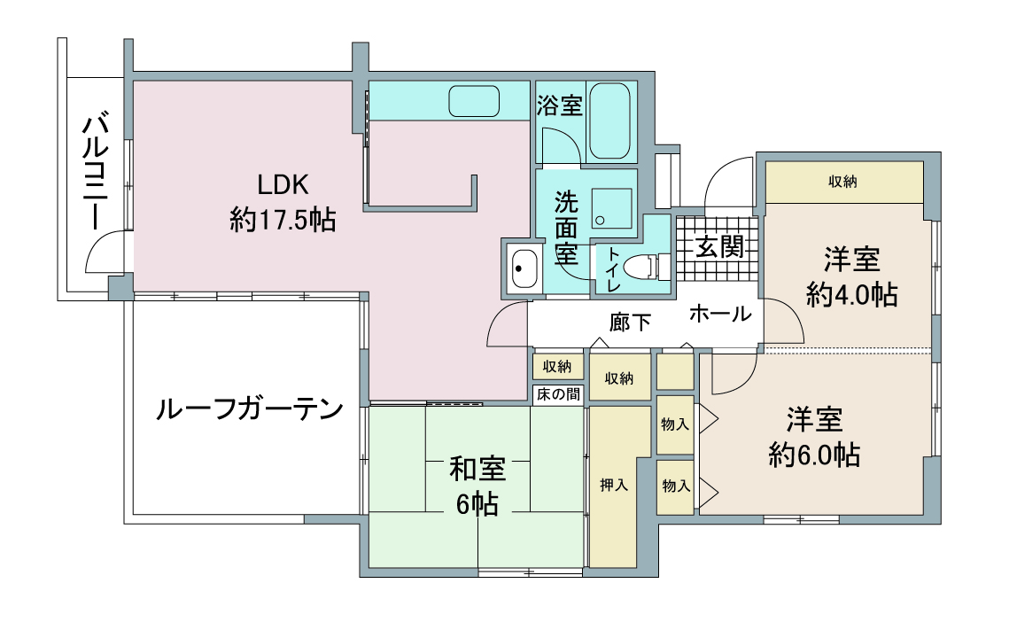 間取り図：リノベーション前