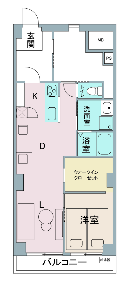 間取り図：リノベーション後