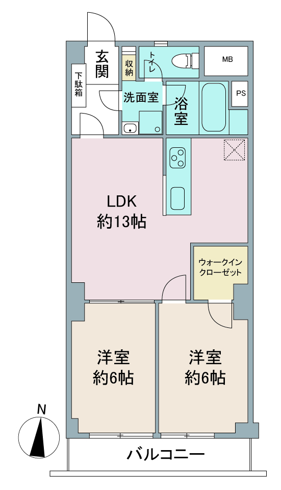 間取り図：リノベーション前