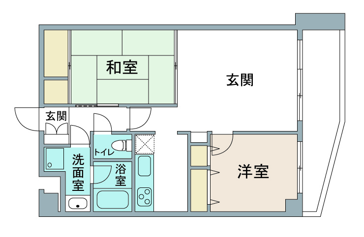 間取り図：リノベーション前