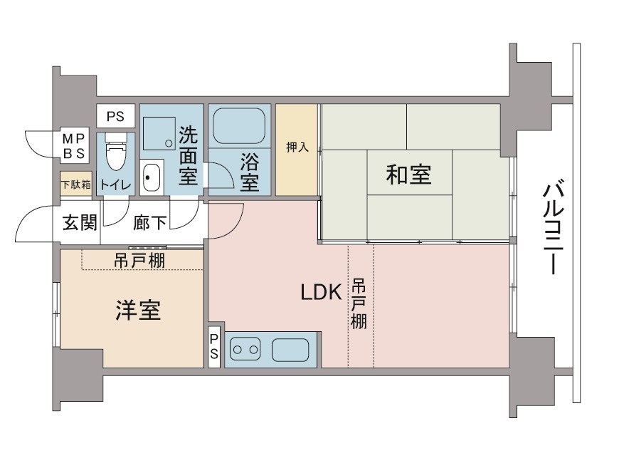 間取り図：リノベーション前