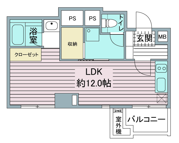 間取り図：リノベーション後