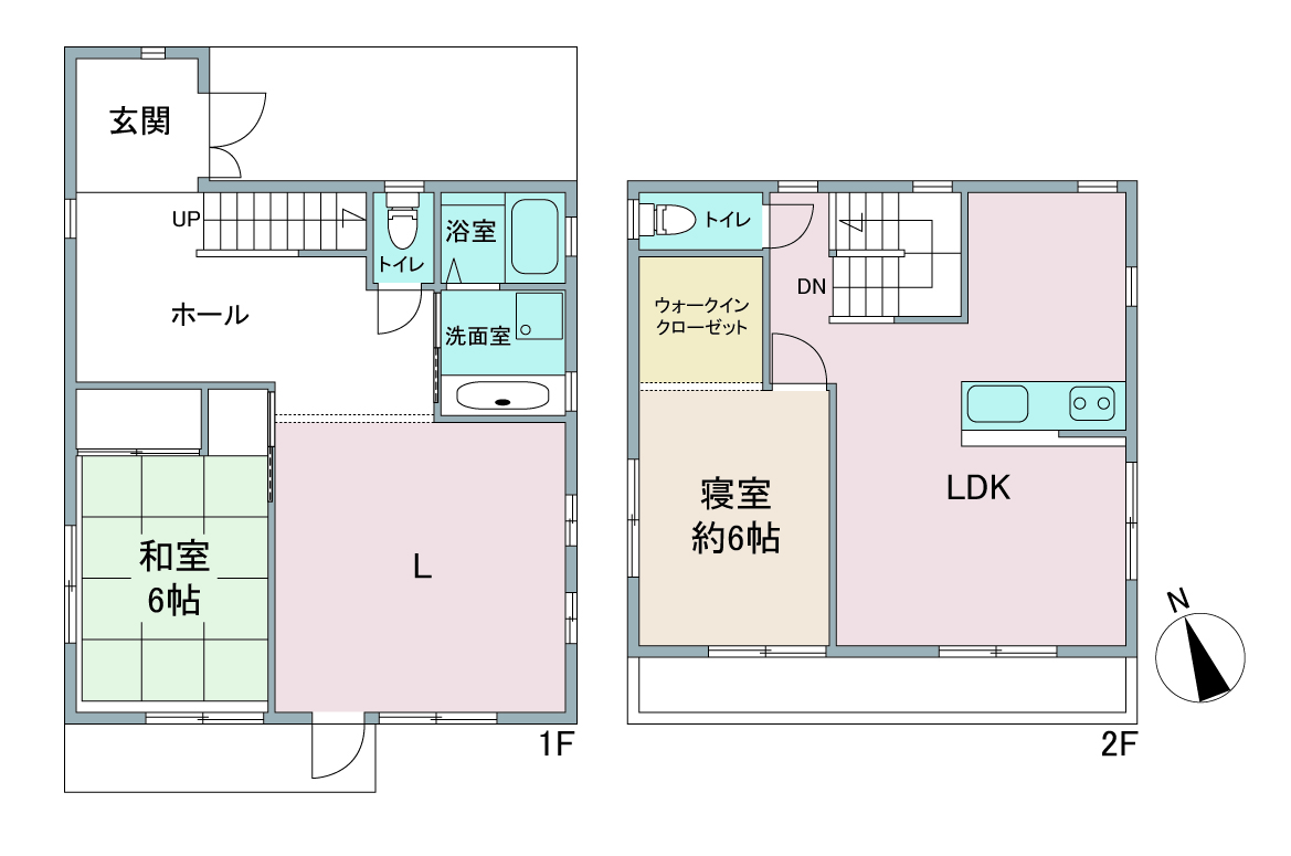 間取り図：リノベーション前