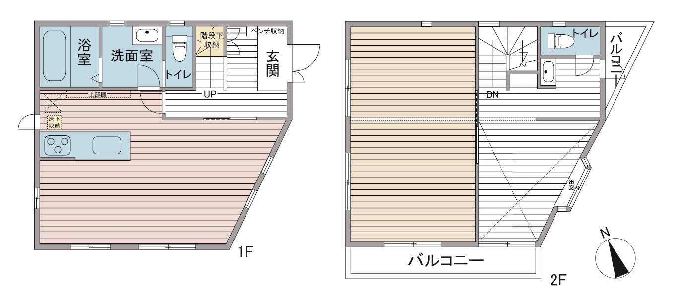 間取り図：リノベーション後