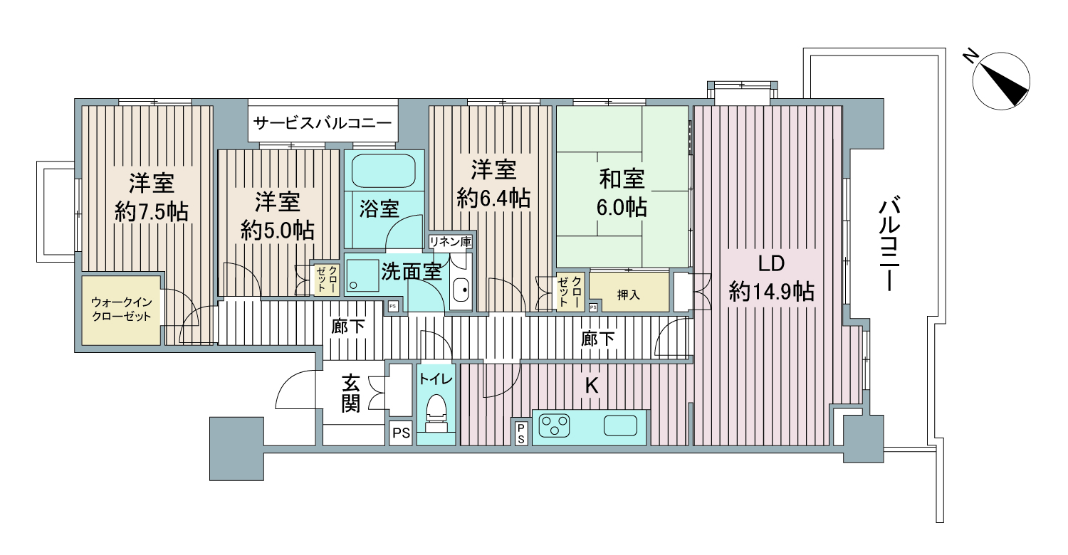 間取り図：リノベーション前