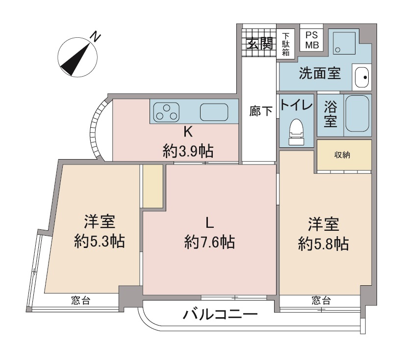 間取り図：リノベーション前