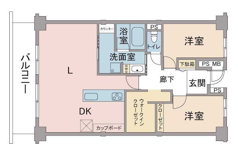 間取り図：リノベーション後