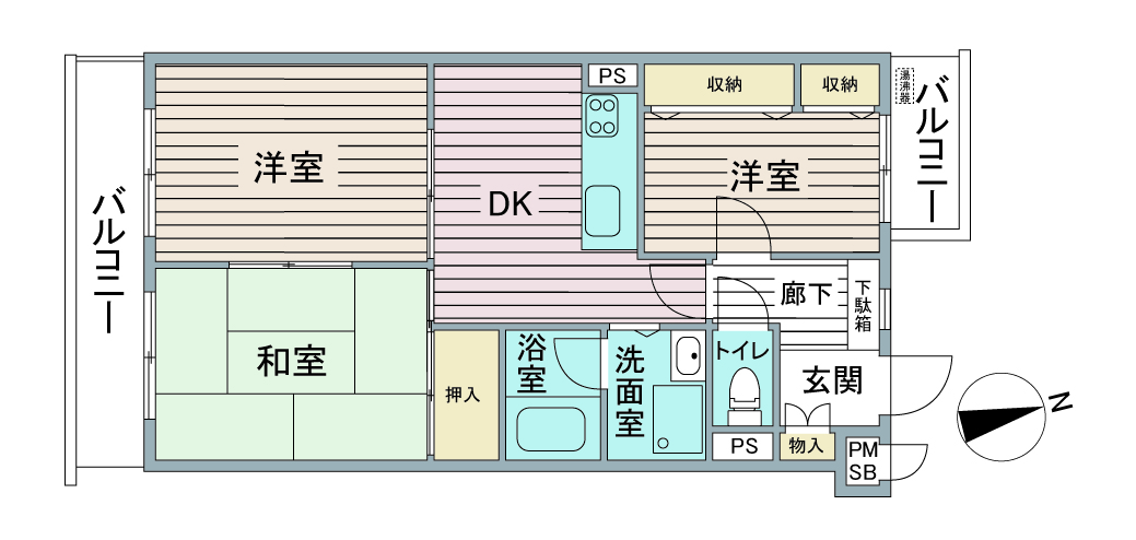 間取り図：リノベーション前