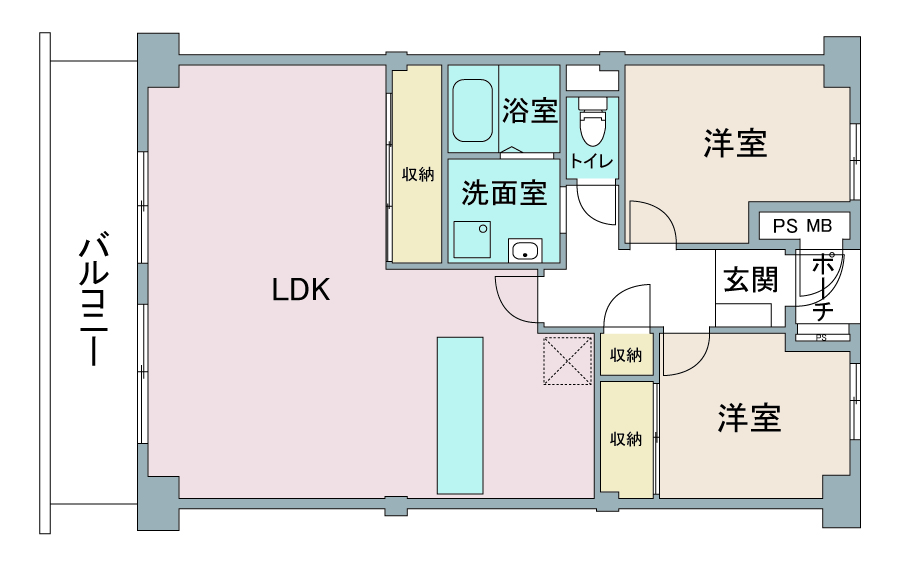 間取り図：リノベーション前