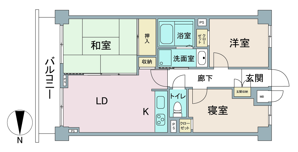 間取り図：リノベーション前