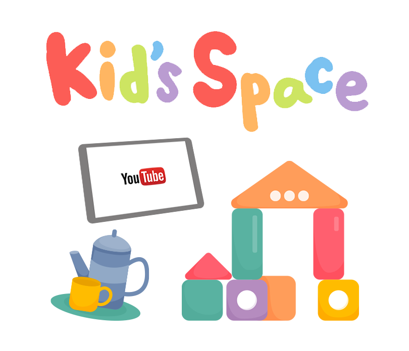 キッズスペースにはYouTubeやおもちゃ、おやつなど完備しています。